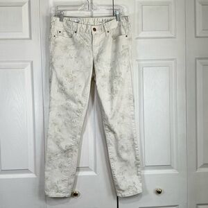 🤎 Gap Always Skinny Floral Denim Jeans - Size 10 / 30